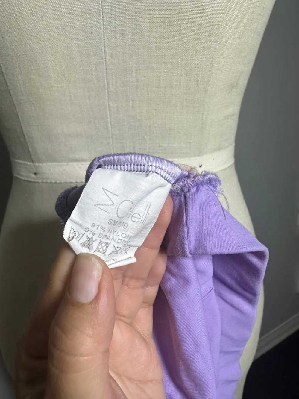 Maristella Citelli Lavender Workout Gym Set Size Small